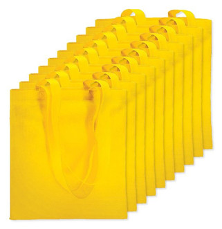 Paket od 100 GiftRetail IT3787 - TOTECOLOR Versatile Reusable Shopping and Beach Tote Bag