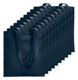 Pack of 100 GiftRetail IT3787 - TOTECOLOR Versatile Reusable Shopping and Beach Tote Bag