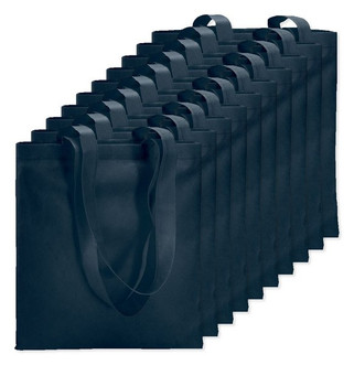 Pack of 100 GiftRetail IT3787 - TOTECOLOR Versatile Reusable Shopping and Beach Tote Bag