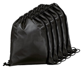 Pack of 5 Egotier 92910 - 210D drawstring backpack