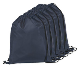 Pack of 5 Egotier 92910 - 210D drawstring backpack