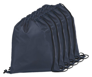 Pack of 5 Egotier 92910 - 210D drawstring backpack