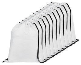 Pack of 10 Egotier 92910 - 210D drawstring backpack