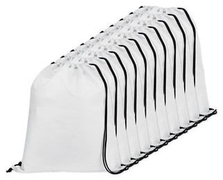 Pack of 10 Egotier 92910 - 210D drawstring backpack