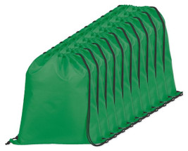Pack of 10 Egotier 92910 - 210D drawstring backpack