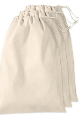 Pack of 3 Westford mill WM216 - Premium Cotton Stuff Bag