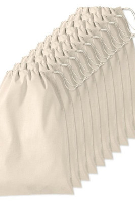 Pack of 100 Westford mill WM216 - Premium Cotton Stuff Bag