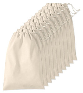 Pack of 100 Westford mill WM216 - Premium Cotton Stuff Bag