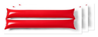 Pack of 30 Stamina PF3106 - JAMBOREE Set of two inflatable and reusable cheer batons in LDPE