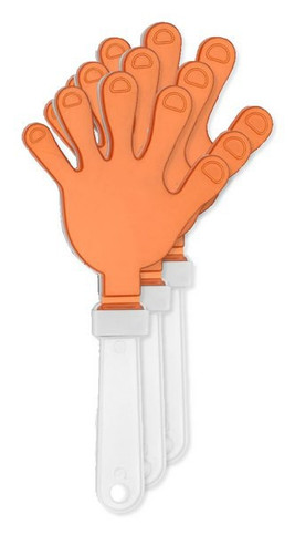 Pak van 30 Stamina PF3105 - REVEL Tweekleurige klapper in de vorm van een hand met handvat