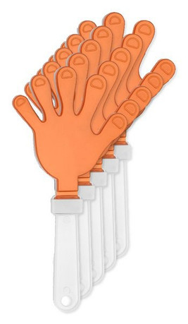 Pak van 50 Stamina PF3105 - REVEL Tweekleurige klapper in de vorm van een hand met handvat