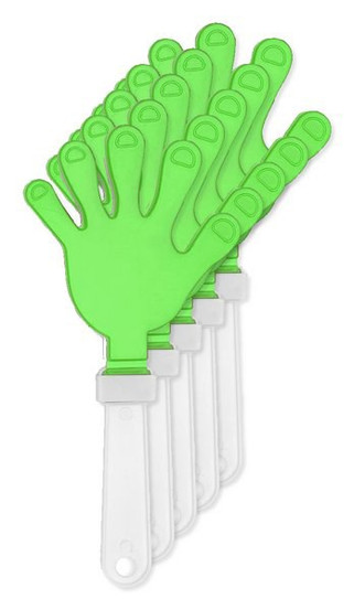 Pak van 50 Stamina PF3105 - REVEL Tweekleurige klapper in de vorm van een hand met handvat