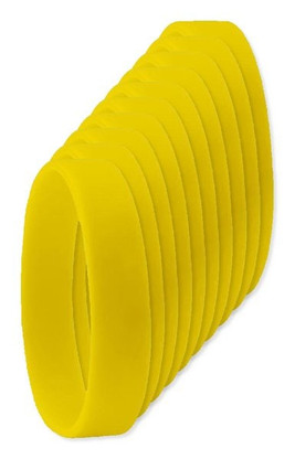 Pack of 10 GiftRetail MO8913 - Durable Event Silicone - Wristband for All Occasions