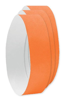 Förpackning med 3 GiftRetail MO8942 - TYVEK Festival armband