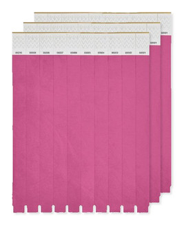 Pack of 3 GiftRetail MO8942 - Durable Tyvek Event Wristbands - Pack of 10