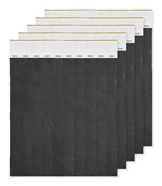 Pack da 5 GiftRetail MO8942 - TYVEK Tyvek® Braccialetto