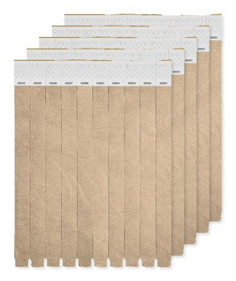 Pack of 50 GiftRetail MO8942 - Durable Tyvek Event Wristbands - Pack of 10