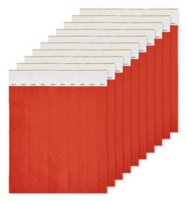 Pack of 100 GiftRetail MO8942 - Durable Tyvek Event Wristbands - Pack of 10