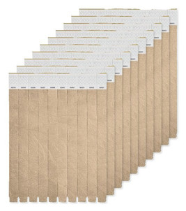 Pack of 100 GiftRetail MO8942 - Durable Tyvek Event Wristbands - Pack of 10