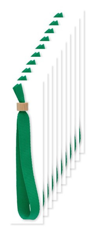 Pack mit 10 GiftRetail MO6706 - FIESTA Armband RPET-Polyester