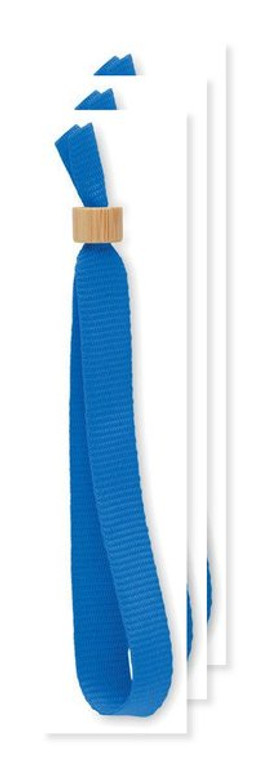 Pack of 30 GiftRetail MO6706 - FIESTA RPET Eco-Friendly RPET Polyester Event Wristband