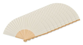 Pak van 10 GiftRetail MO6828 - FANNY PAPER Waaier bamboe