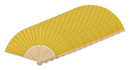 Pack of 100 GiftRetail MO6828 - FANNY PAPER Elegant Bamboo and Paper Handheld Fan