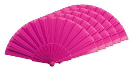 Pack of 5 Stamina PF3110 - ALBERO Hand fan with plastic ribs and polyester fabric