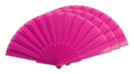 Pack of 30 Stamina PF3110 - ALBERO Hand fan with plastic ribs and polyester fabric