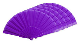 Pack of 50 Stamina PF3110 - ALBERO Hand fan with plastic ribs and polyester fabric