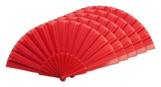 Pack of 50 Stamina PF3110 - ALBERO Hand fan with plastic ribs and polyester fabric
