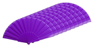 Pack of 100 Stamina PF3110 - ALBERO Hand fan with plastic ribs and polyester fabric