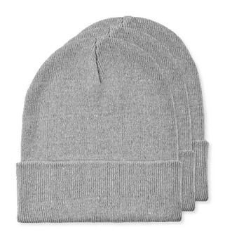 Pak van 30 GiftRetail MO2705 - BEANIX Gebreide muts met boord