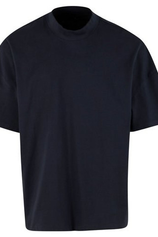 BUILD YOUR BRAND BY230 - OVERSIZED MOCK NECK TEE