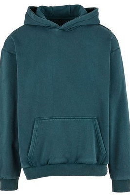 BUILD YOUR BRAND BY294 - STONEWASH HEAVY HOODIE