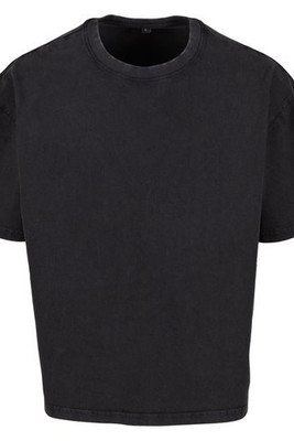 BUILD YOUR BRAND BY435 - Oversized vintage cropped t-shirt