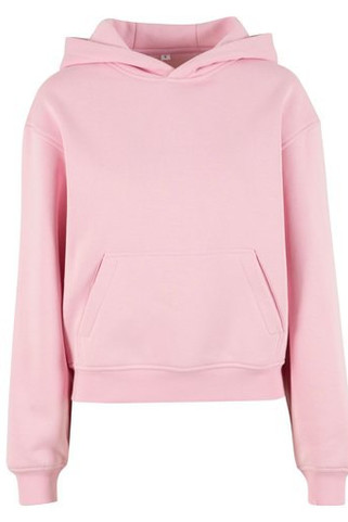 BUILD YOUR BRAND BY444 - Oversized hooded sweatshirt for women