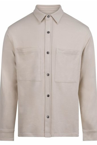 FRONT ROW FR056 - Piqué knit overshirt