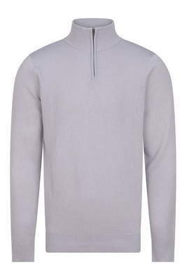Henbury HY729 - Men's Soft Touch Zip Neck Sweater
