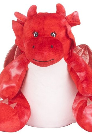 MUMBLES MM585 - Peluche dragon rouge