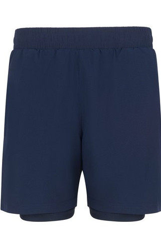 TOMBO TL615 - MENS DOUBLE LAYER SPORT SHORTS