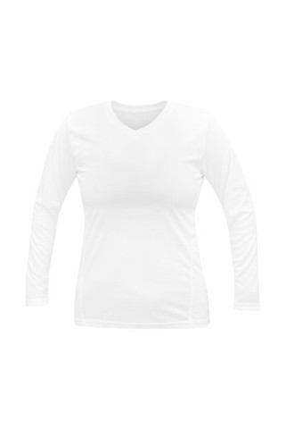 Blank Activewear L635 - T-shirt Femme Manches Longues V-Neck Performance