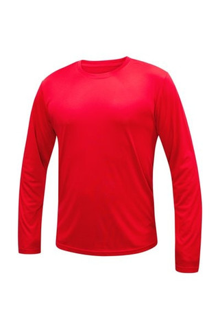 Blank Activewear M635 - Mens Long Sleeve T-Shirt, 100% Polyester Interlock, Dry Fit