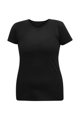 Blank Activewear L701 - Women's T-Shirt Short Sleeve, V-Neck, 60% recycled cotton and 40% recycled polyester