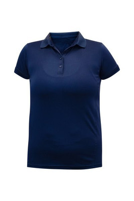 Blank Activewear L367 - Women's Short Sleeve Polo With Knited Colar 100% Polyester Interlock, Dry Fit