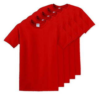 Pack of 50 Gildan 5000 - Premium Heavy Cotton Classic Fit T-Shirt for Adults