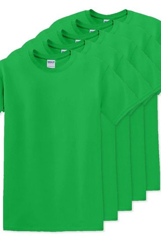 Pack of 50 Gildan 5000 - Premium Heavy Cotton Classic Fit T-Shirt for Adults