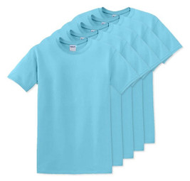 Pack of 50 Gildan 5000 - Premium Heavy Cotton Classic Fit T-Shirt for Adults