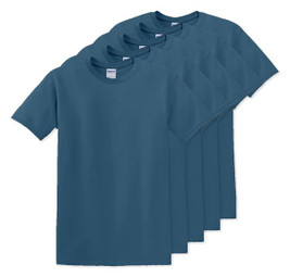 Pack of 50 Gildan 5000 - Premium Heavy Cotton Classic Fit T-Shirt for Adults