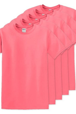 Pack of 50 Gildan 5000 - Premium Heavy Cotton Classic Fit T-Shirt for Adults